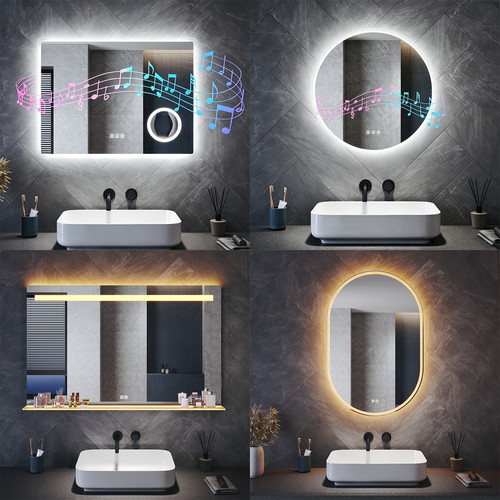 Bluetooth bathroom mirror with - mirror,