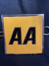 RARE VINTAGE AA CAR BADGE