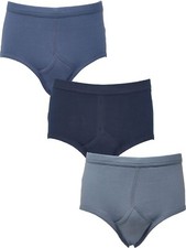 3/6 Pack Men's Cotton Y-Front Briefs Underwear Underpants Shorts Midi Hipster
