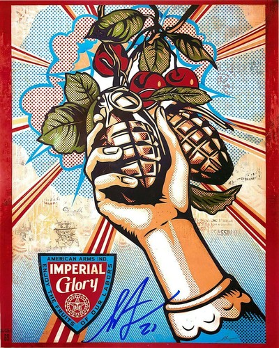 Shepard fairey signed - shepard,
