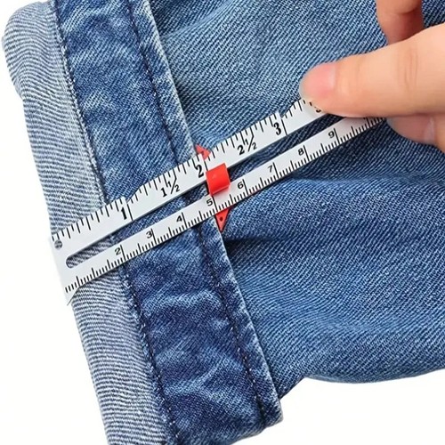 Metal sewing seam gauge - sewing,