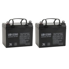UPG UB12350 12V 35Ah PRIDE Victory AGM1234T Scooter Battery - 2 Pack