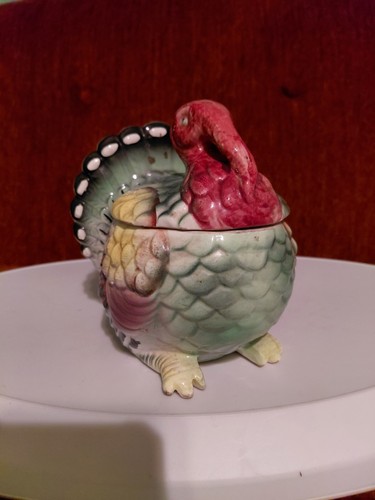 Vintage lefton turkey gravy - turkey,