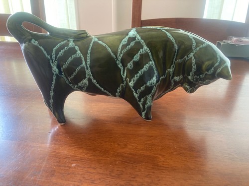 Pottery bull designed - , by