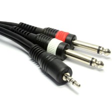 3m   PRO 3.5mm TRS Stereo to 2
