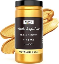 Nicpro Acrylic Paint Metallic