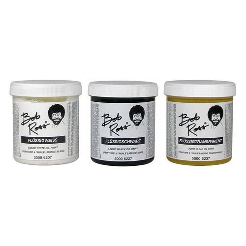 Bob ross liquid white black - liquid,