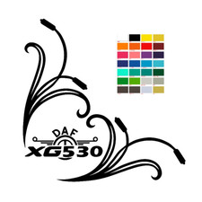 DAF XG 530 X2 WINDOW VINYL