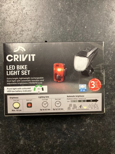 Crivit led bike light - led, set