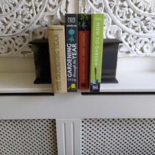 Industrial Heavy Duty Bookends Unique Handmade Steel Lintel Book Ends Pair Of