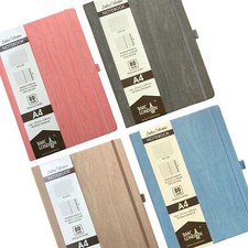 A4 Hardback Notebook Lined PU