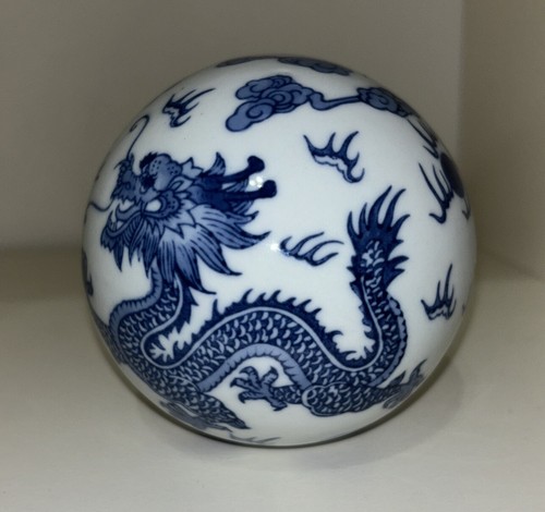 Rare large blue white - large,