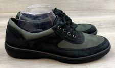 Romika Women's Sneaker Black Leather 10 Lace-Up Supportive Casual Comfort Shoes