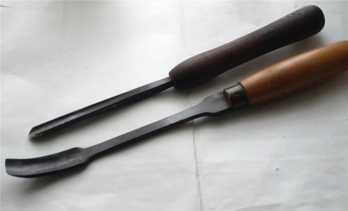 Woodcarving gouges hammered - gouges,,