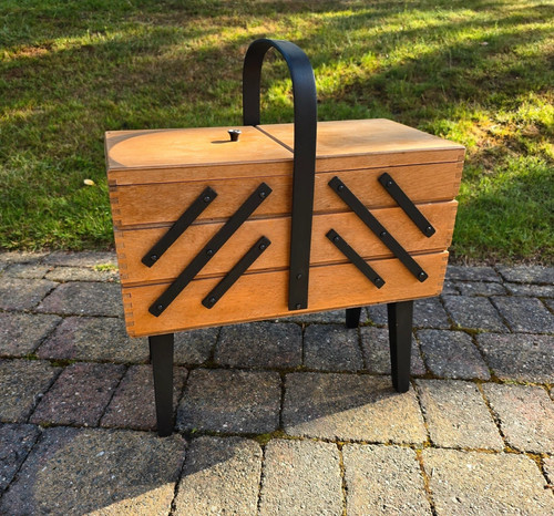 Vintage wooden cantilever