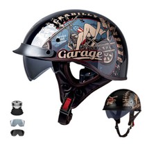 Vintage Open Face Motorcycle