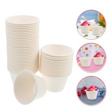  50 Pcs Dessert Cup Ice Cream Container Containers Appetizer Cups