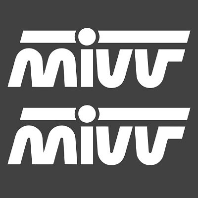 Mivv white graphics - x2,