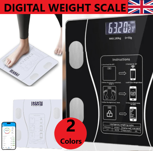 Digital 180kg bathroom scales - 180kg,