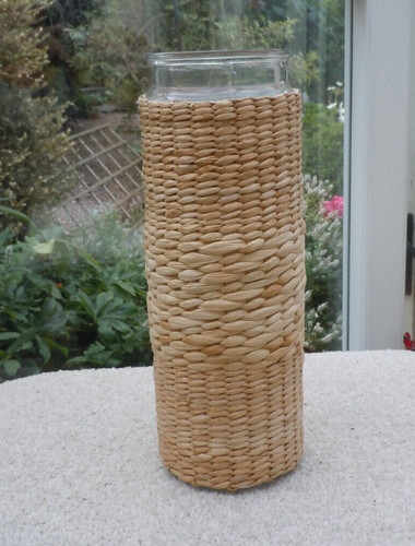 Heavy glass vase water - glass,
