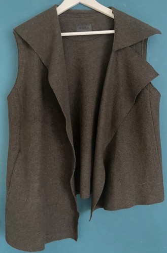 Oska boiled wool gilet - boiled,