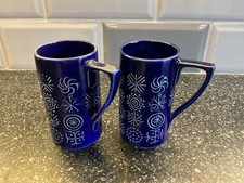 Portmeirion Totem Blue - 2 x