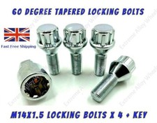 Wheel Locking Bolts Fits Rover 75 MG MG6 MG7 ZT ZTT M14x1.5 45mm Thread alloy