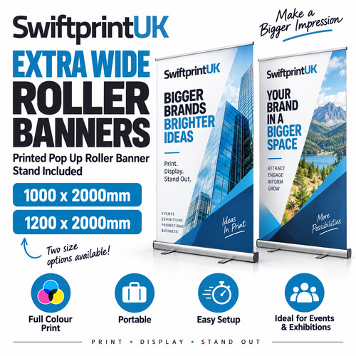 Roller banner printed extra - banner,