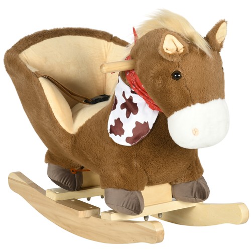 Homcom kids rocking horse - kids,