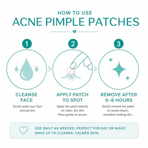 Hydrocolloid pimple patches - hydrocolloid,