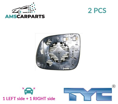 Rear view mirror glass pair - mirror,