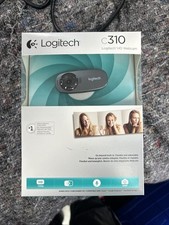 Logitech C310 HD Webcam with Microphone - Black (960-001065)