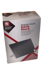 Richardson Sheffield Knife Block Magentic Stand Boxed Black