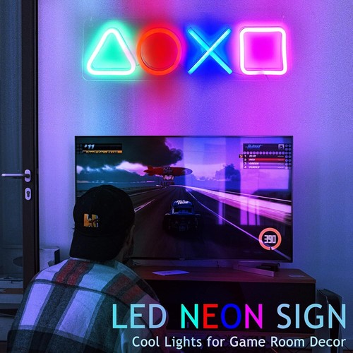 Game neon sign - sign, light