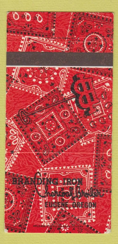 Matchbook cover branding - cover,