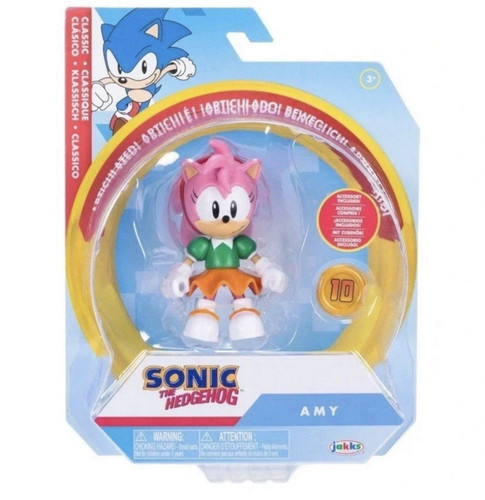 Sonic the hedgehog amy - sonic, 4”