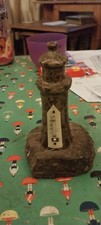 Vintage Cornish Hand Carved Serpentine Stone Lighthouse The Lizard, Cornwall 9cm