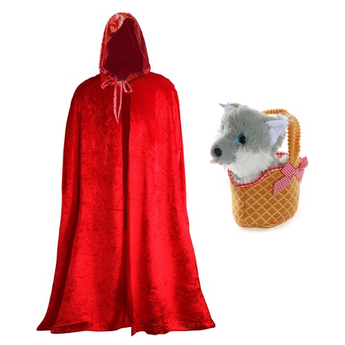 Child red riding hood - red,