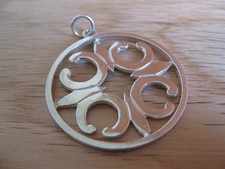 Vintage Malcolm Gray Sterling Silver Scottish St Magnus Cross Pendant