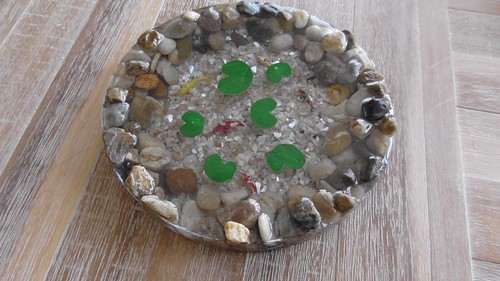 Resin koi pond - resin,