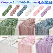 Cheesecloth Table Runner For