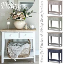 Wooden Hallway Console Table