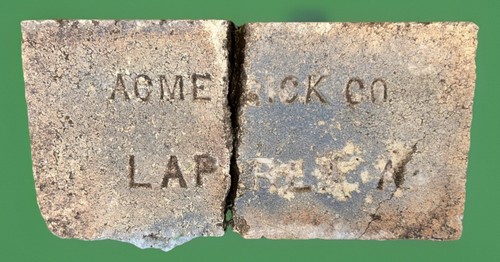 Antique firebrick acme brick - firebrick,