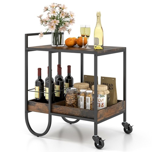 Mobile buffet serving cart - buffet,