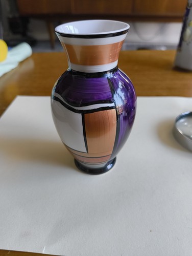 Vintage brian wood - small, vase