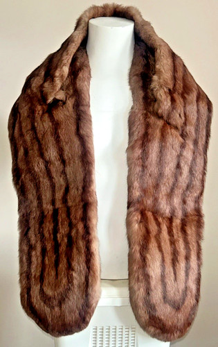 Real mink fur stole shawl - stole,