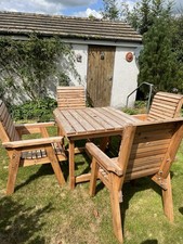 Wooden Garden Furniture Set