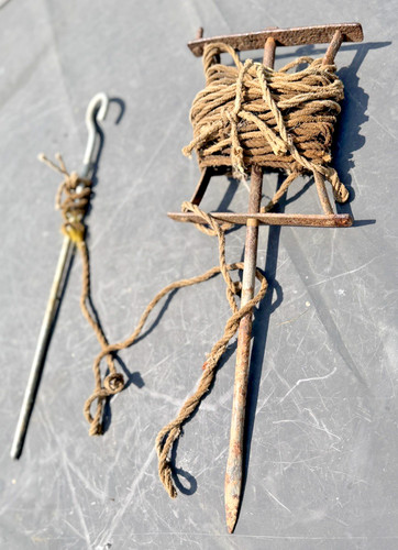 Vintage cast steel gardeners - cast,