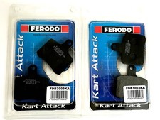 x2 Sets Ferodo Kart Attack TonyKart/OTK BSD Brake Pads 2017-Present FDB3003KA
