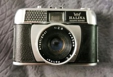 Vintage 1960s Halina Paulette Electric 35mm Camera - Halinar 45mm